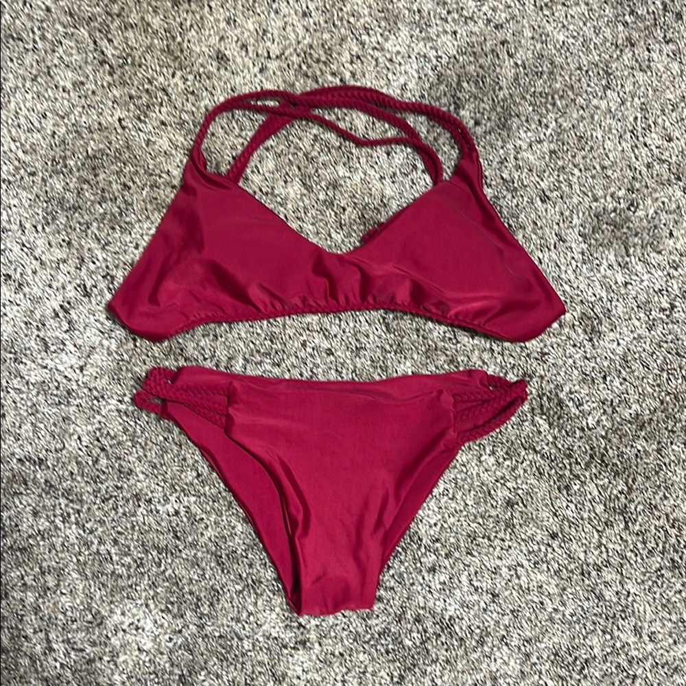 Women's Red Bikini Set